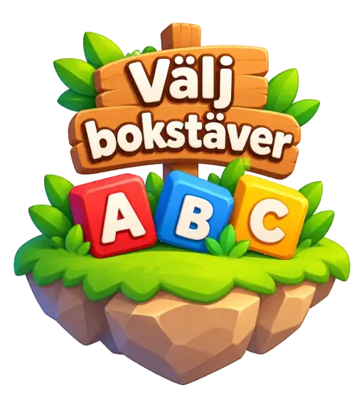 Välj bokstäver – nivåval i Alfabetsappen