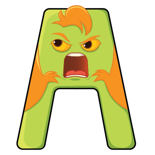 Monsterbokstaven A