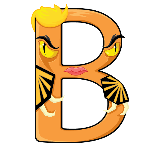 Monsterbokstaven B